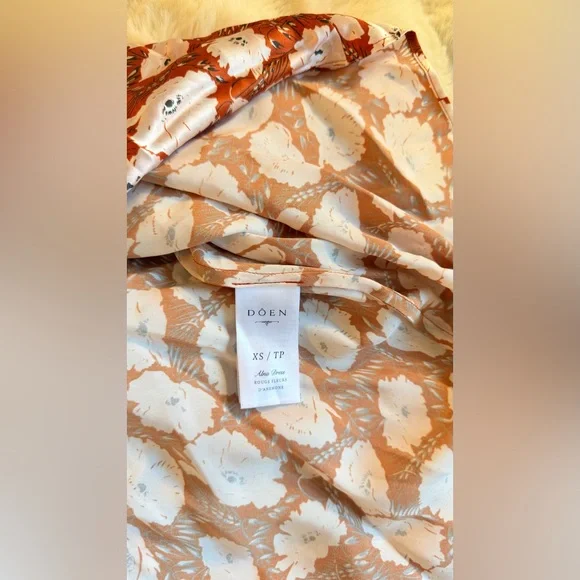 DOEN ALNA DRESS IN ROUGE FLEURS D'ANEMONE, new without tags, never worn. - Picture 16 of 16